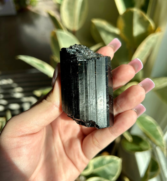 AAA+ Unpolished Black Tourmaline