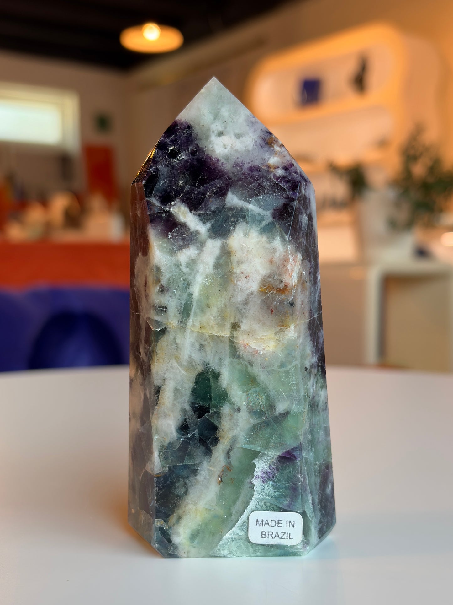 Rainbow Fluorite Tower RF-1