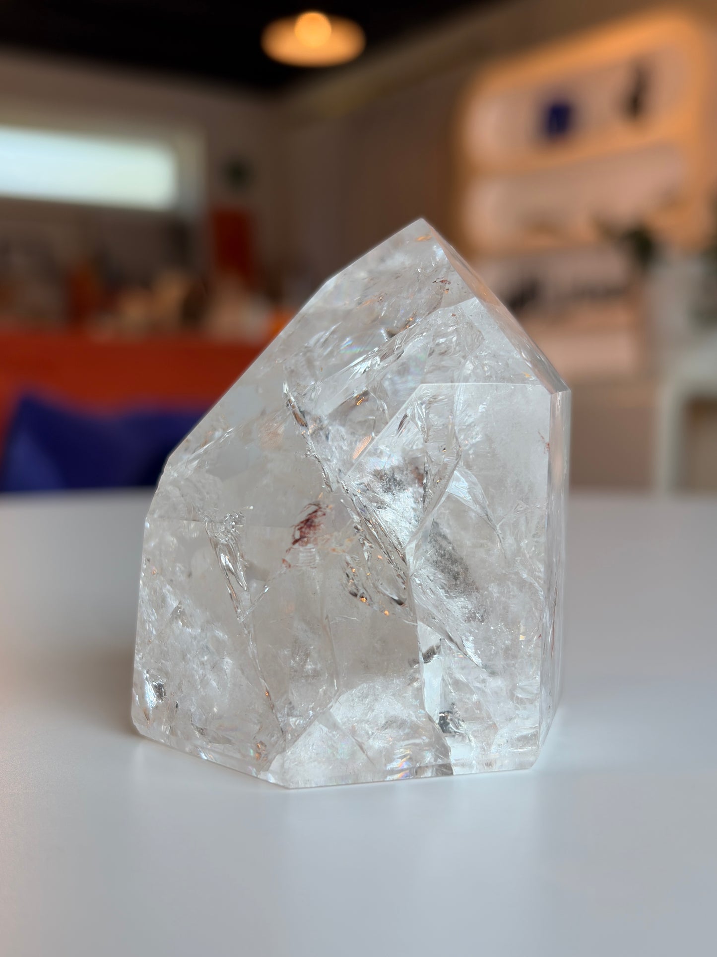 Brazilian Crackle Quartz Tower CQ05