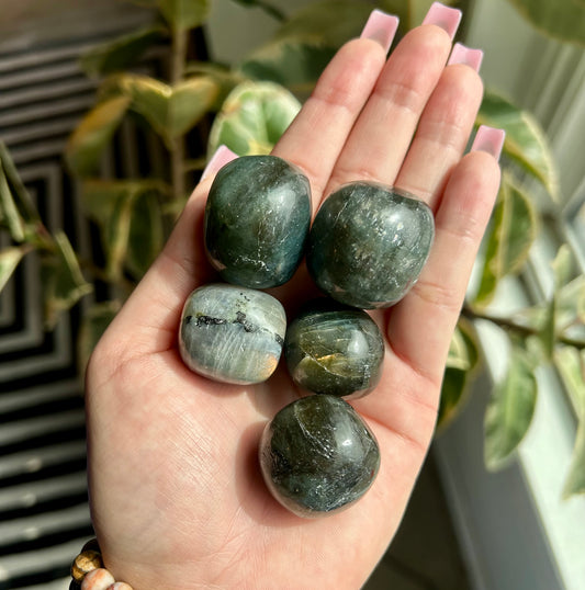High Grade Labradorite Tumbled