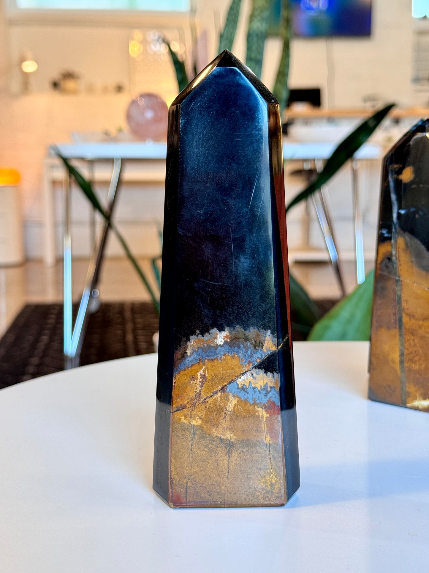 Blue Tigers Eye Tower