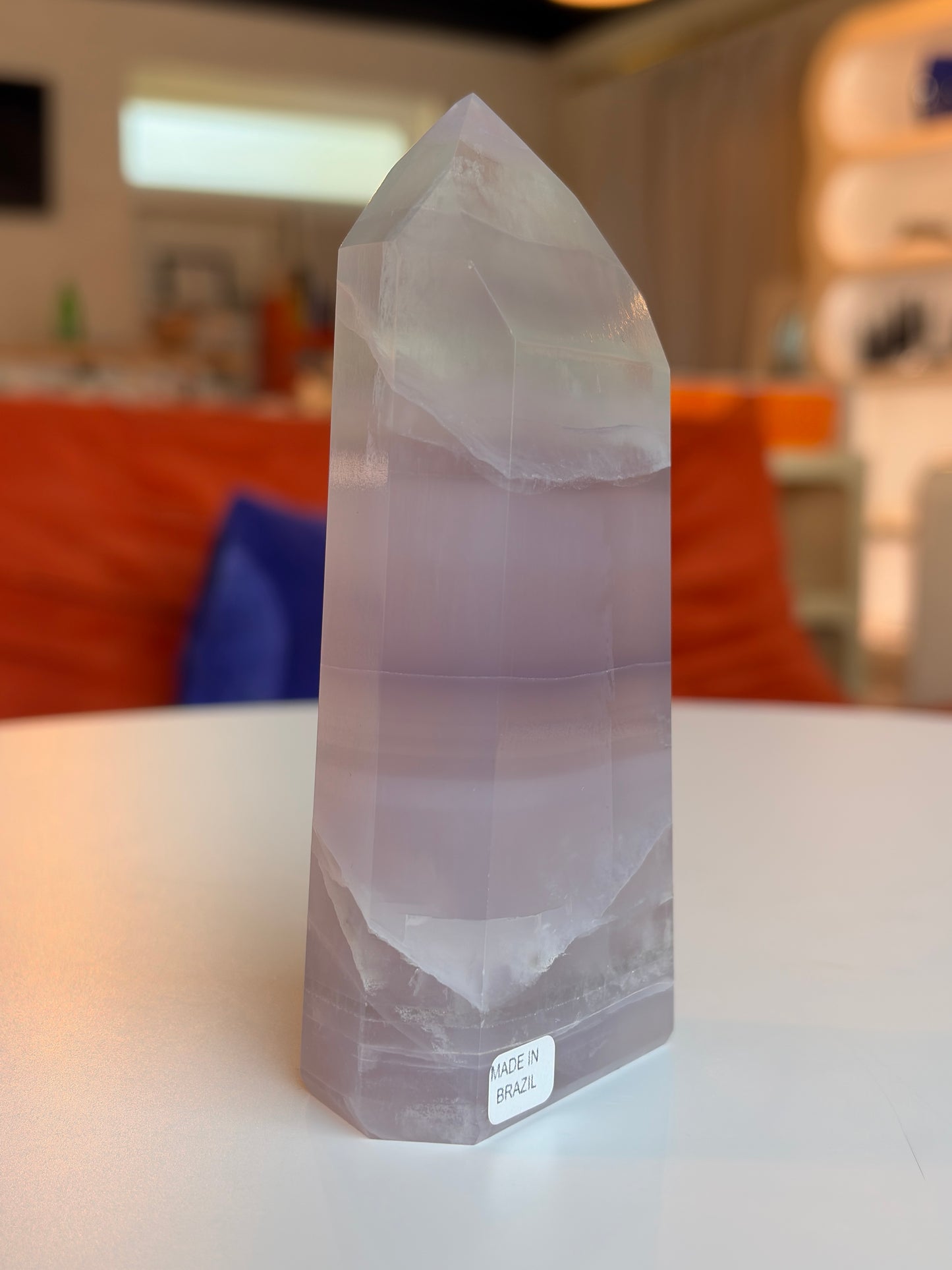 Lavender Rainbow Fluorite Tower LF07