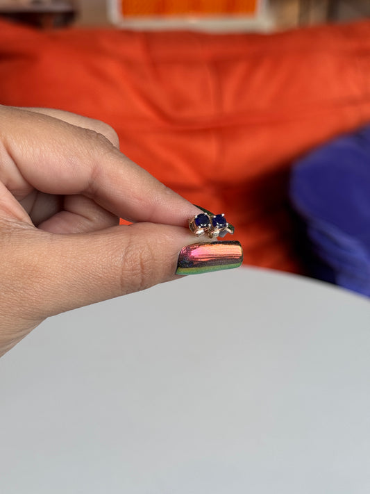Sapphire Stud Earrings