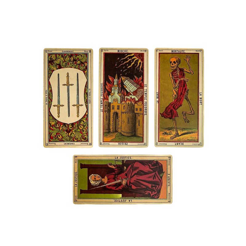 Etteilla Tarot by Jean-Baptiste Alliette Circa 1790