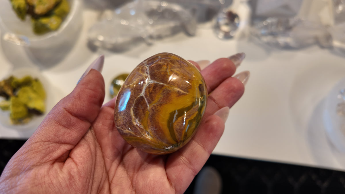 Ocean Jasper Palm Stone