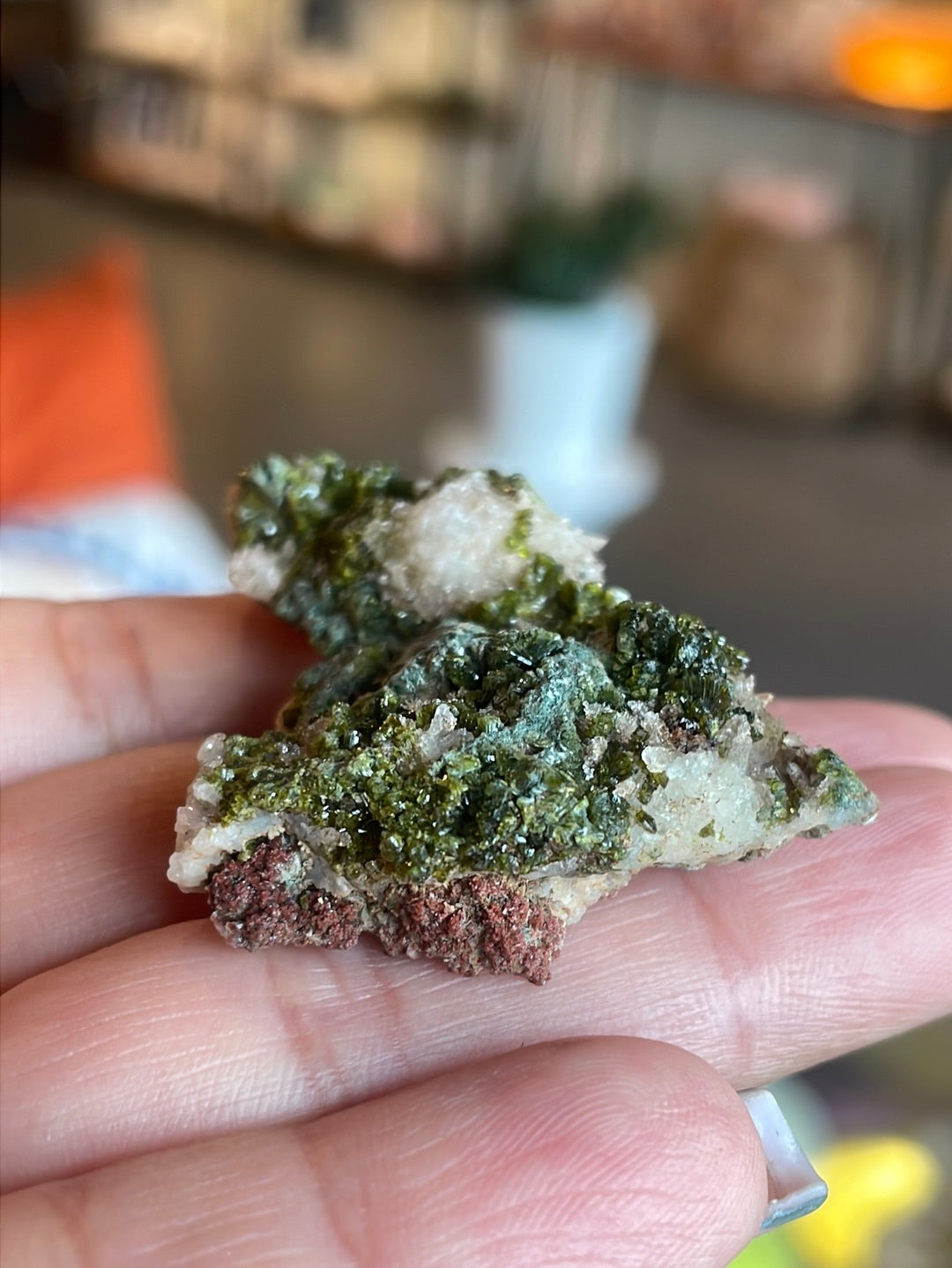 Small High Grade Rough Moroccan Epidote – MEP02