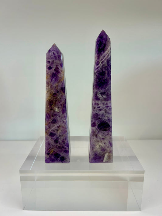 Brazilian Chevron Amethyst Tower- CAT 10