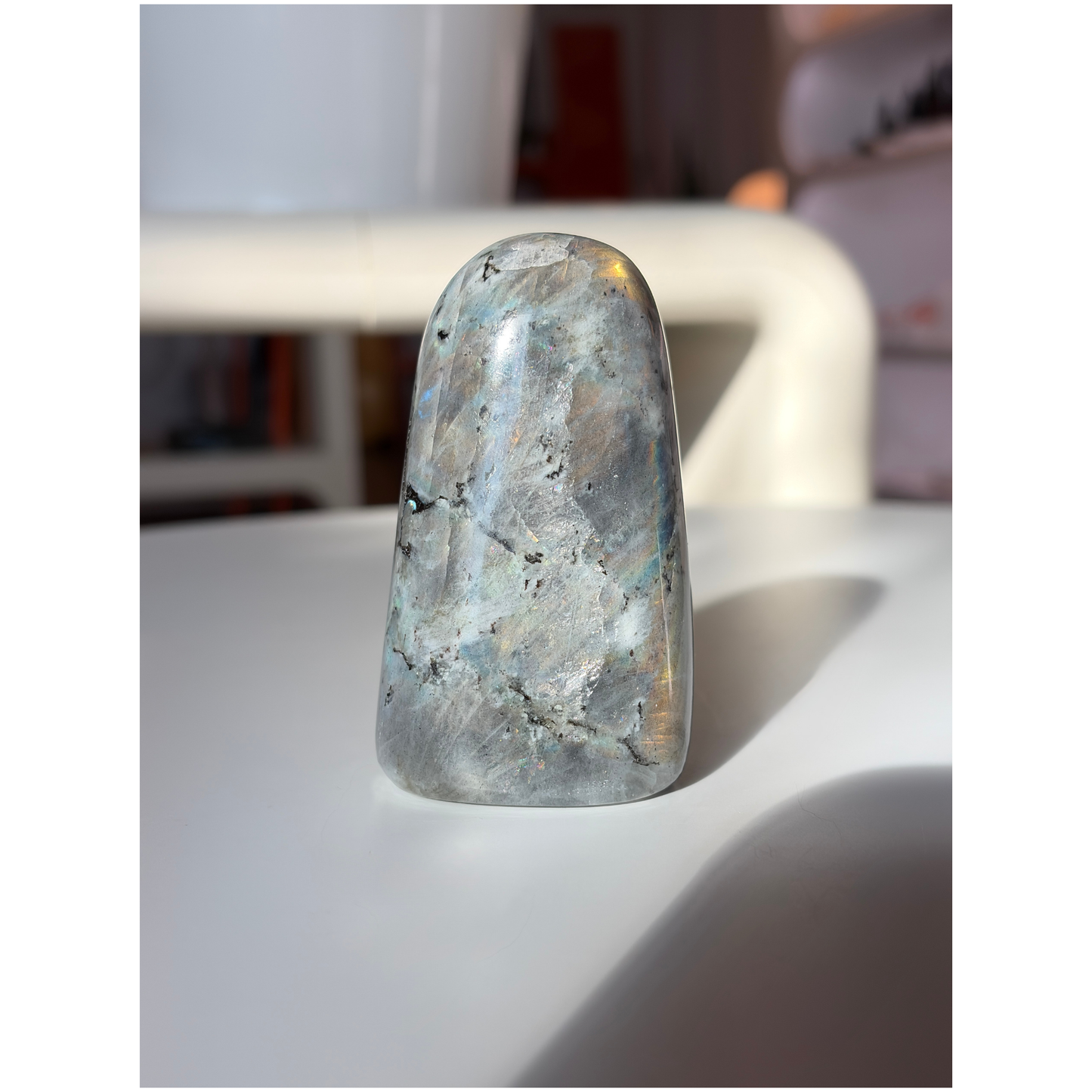 RARE Labradorite & Moonstone Fusion Freeform