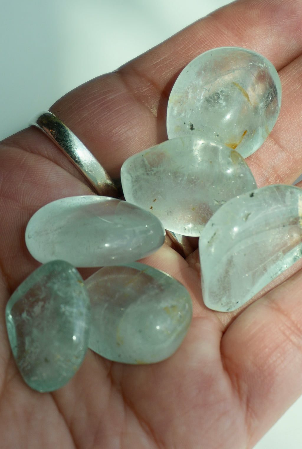 High Grade Blue Topaz Tumbled