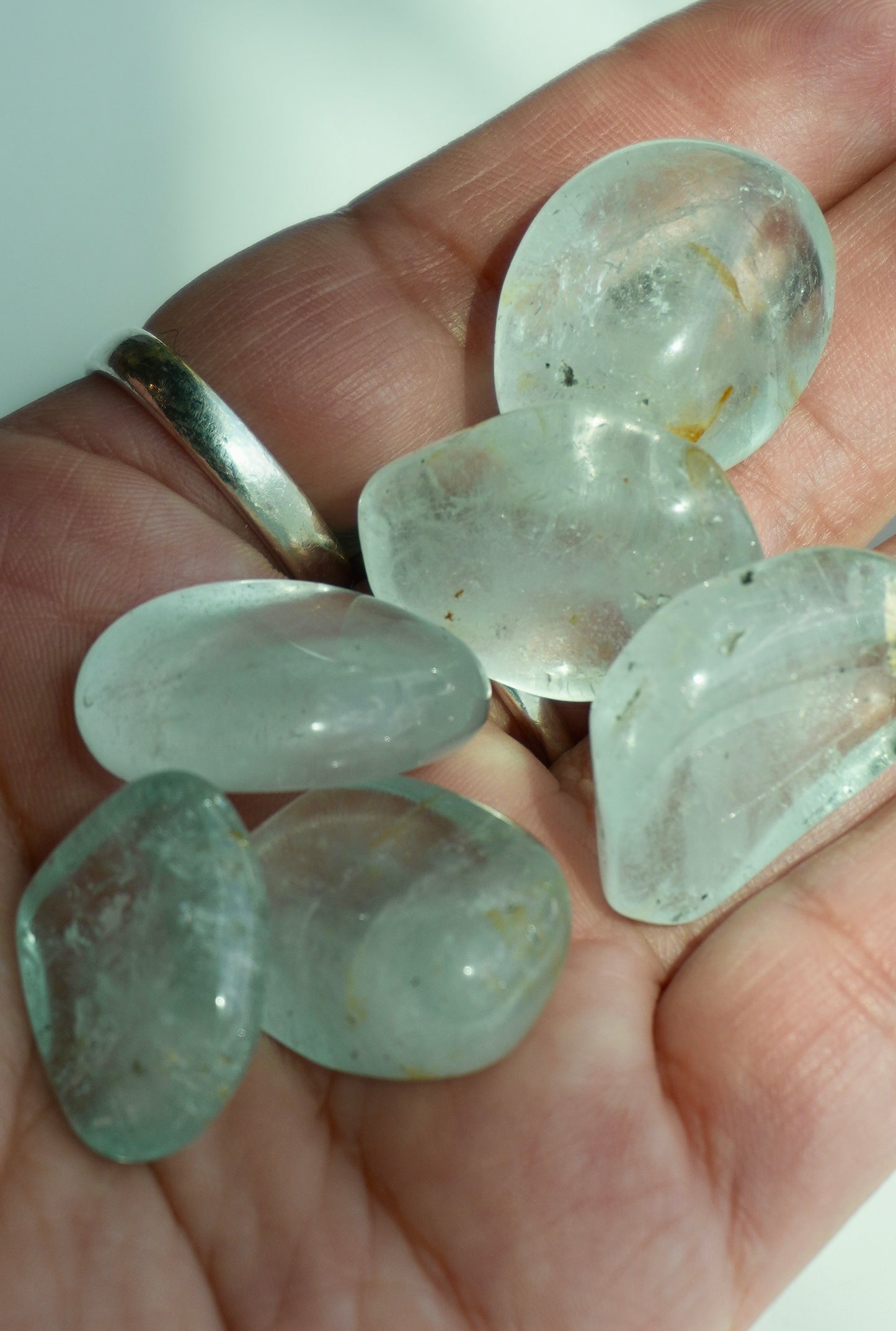 High Grade Blue Topaz Tumbled