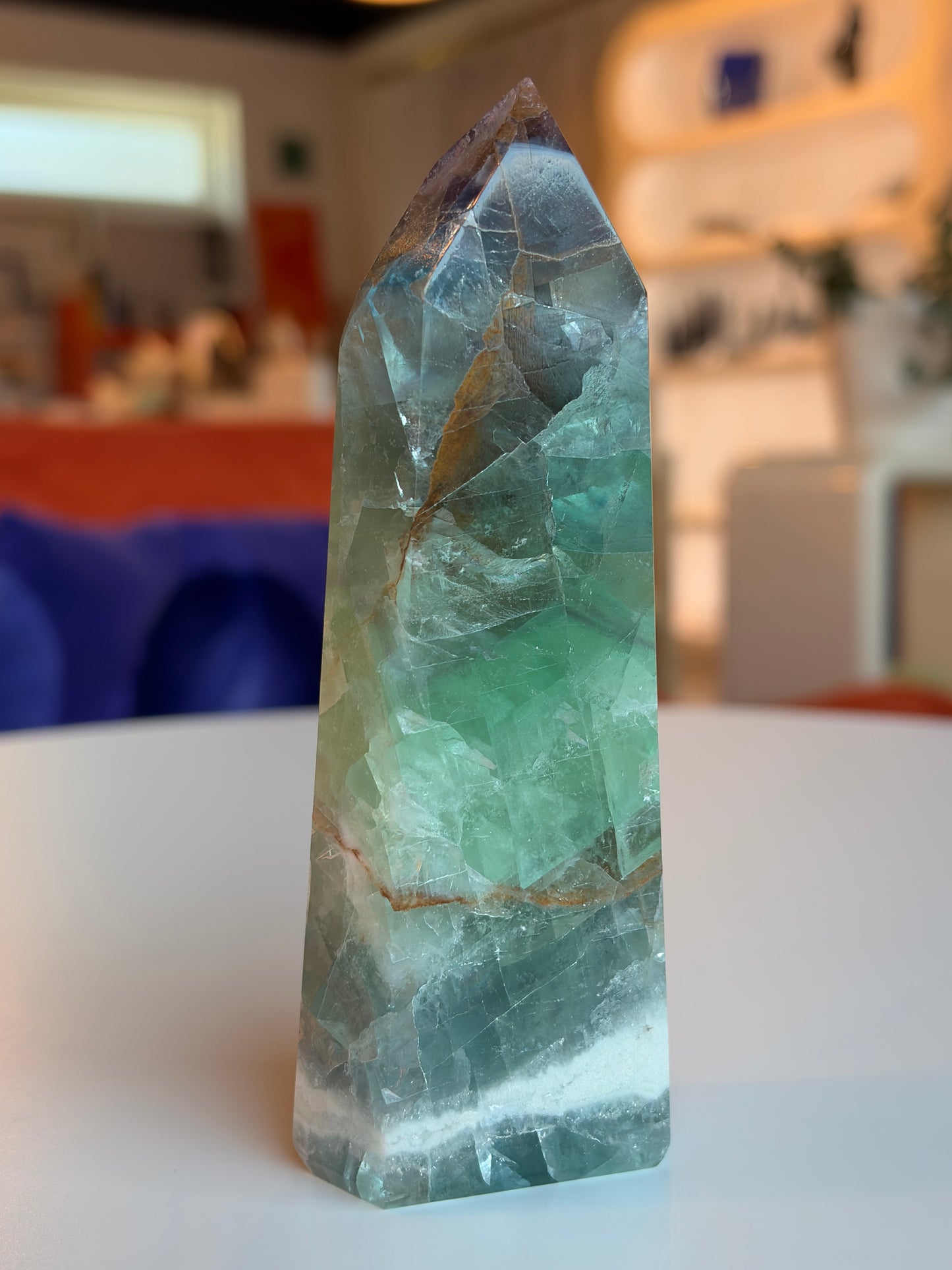 Rainbow Fluorite Tower RF-4
