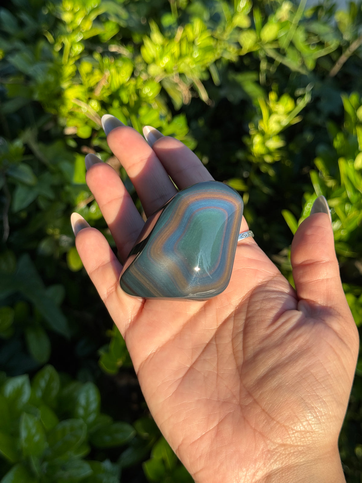 High Grade Rainbow Obsidian Polished Freeform | 📍 Mexico RO-3
