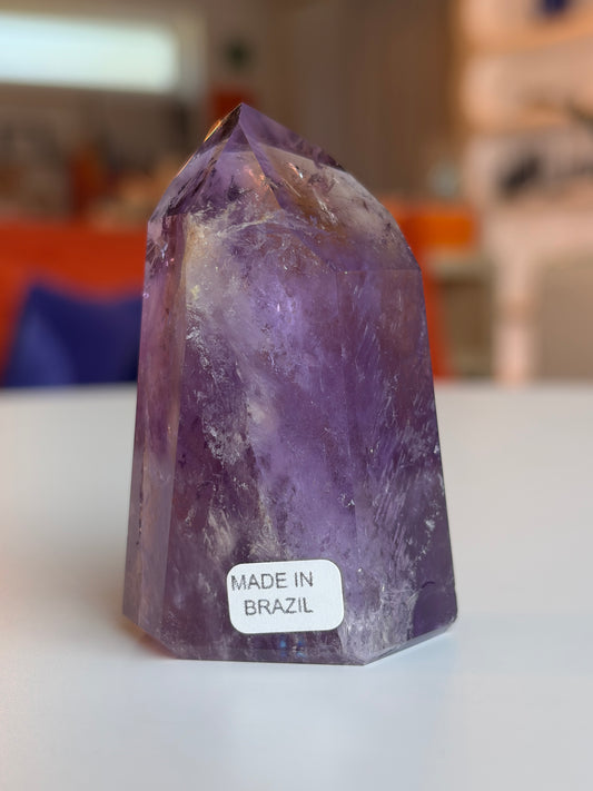 High Grade Brazilian Ametrine Tower AT06