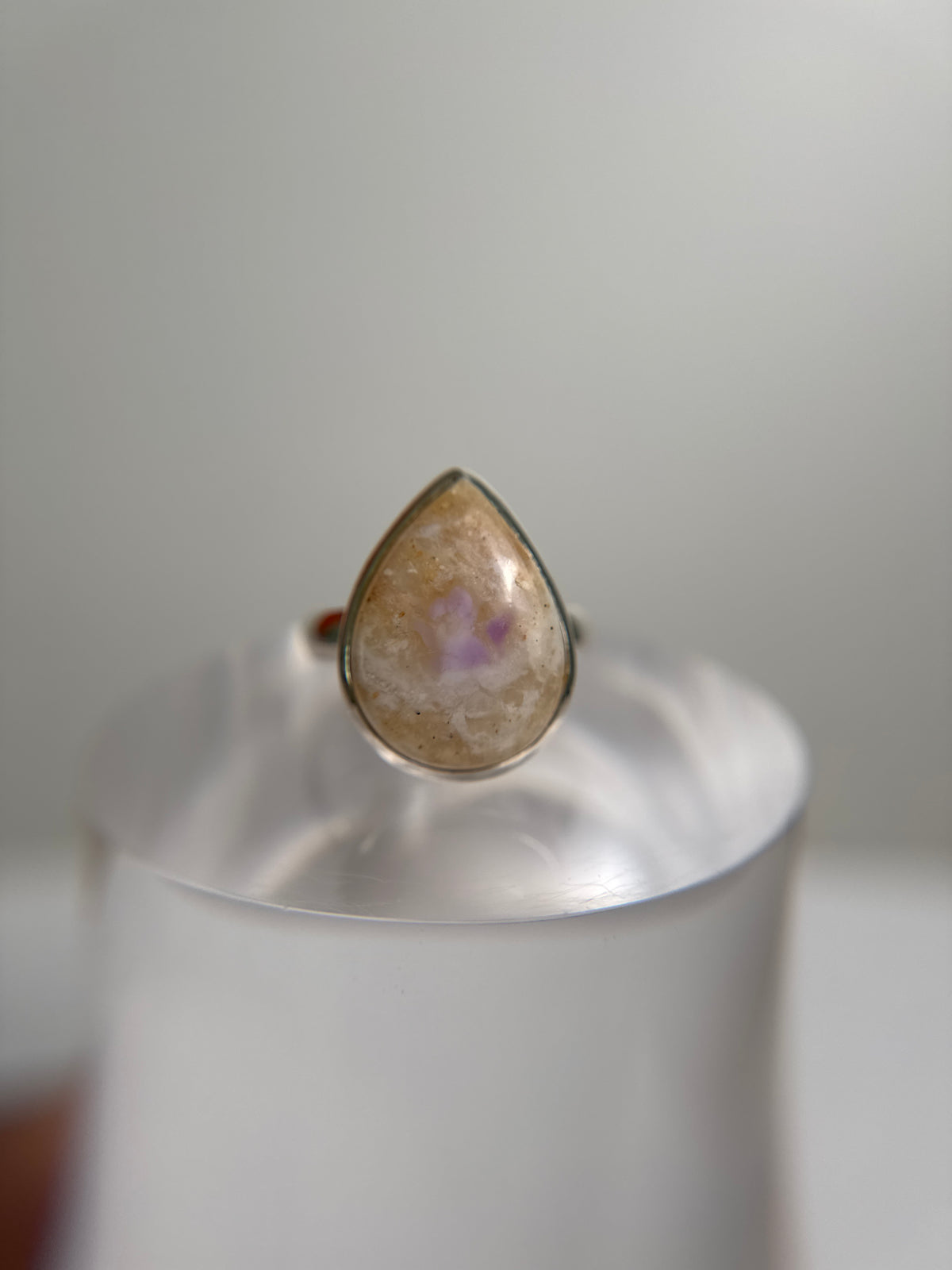 Violet Opal Ring Size 9