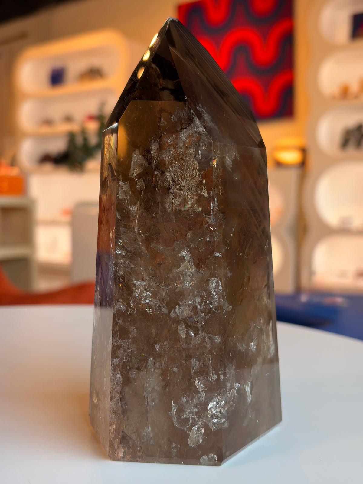 Smoky Quartz Tower