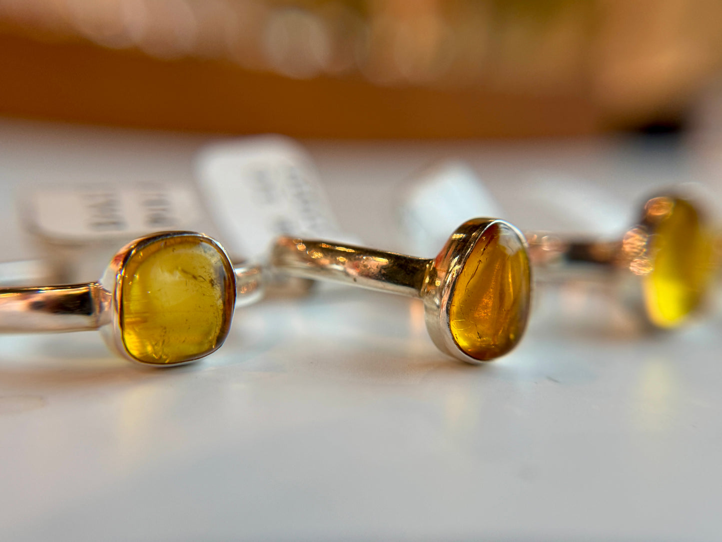 Sterling Silver Baltic Amber Ring