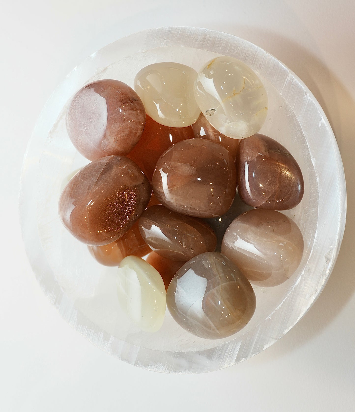 Peach Moonstone Tumble