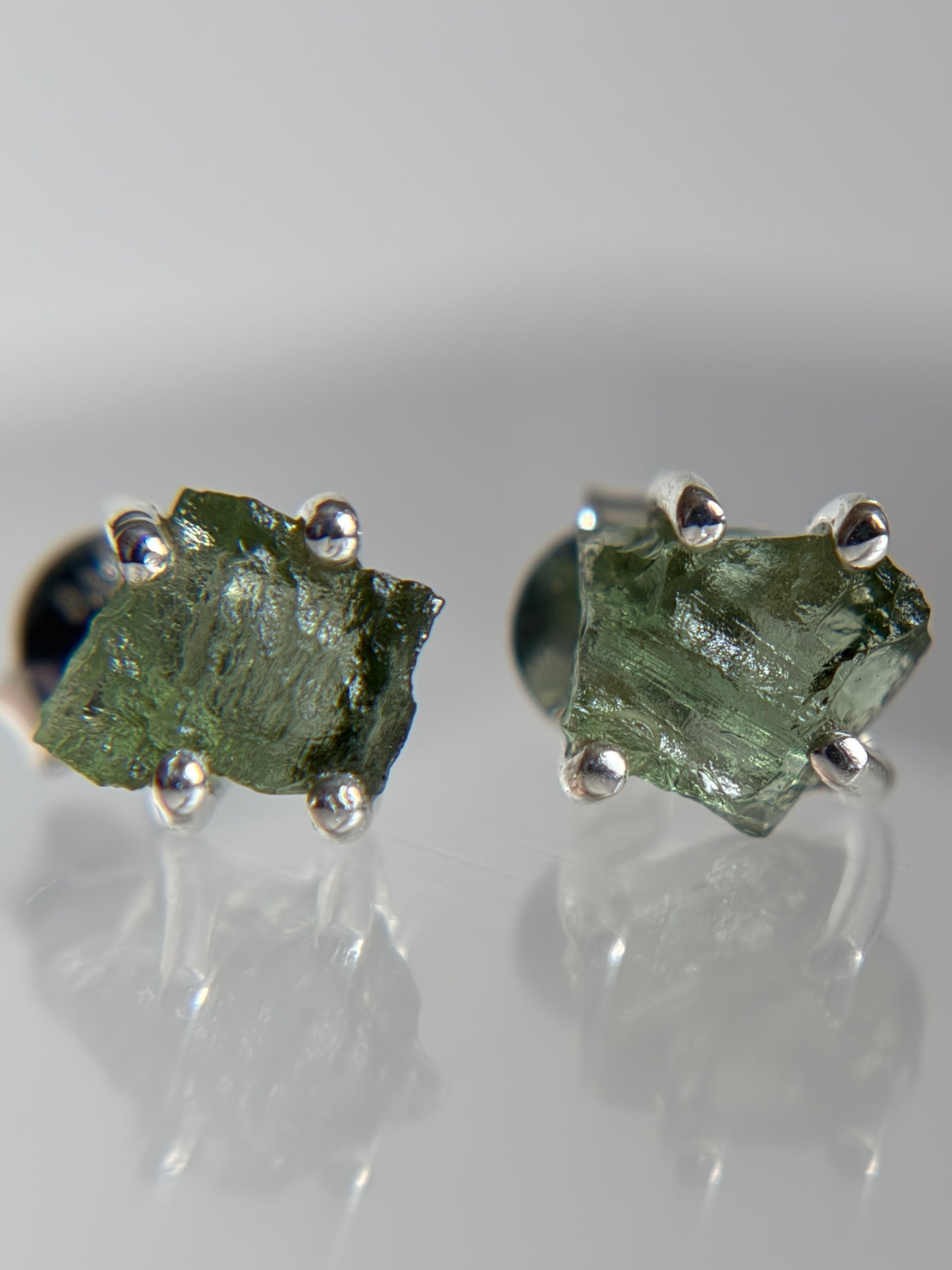 Moldavite Earrings