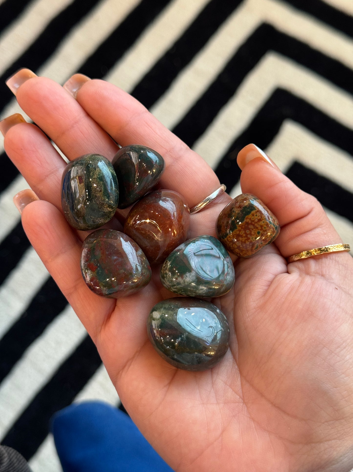 High Grade Bloodstone Tumbled