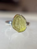Lemon Topaz Ring Size 7 Sterling Silver