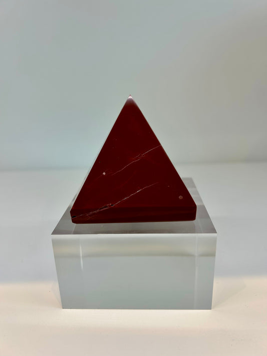 Brazilian Red Jasper Pyramid -RJP 3
