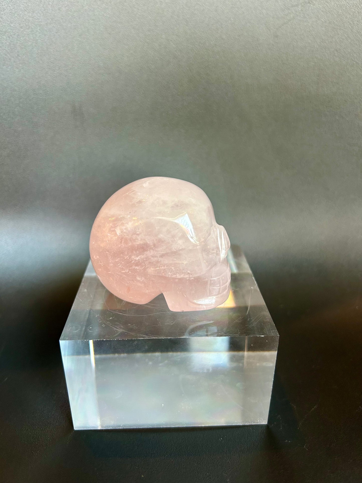 Rose Quartz Skull RQ3