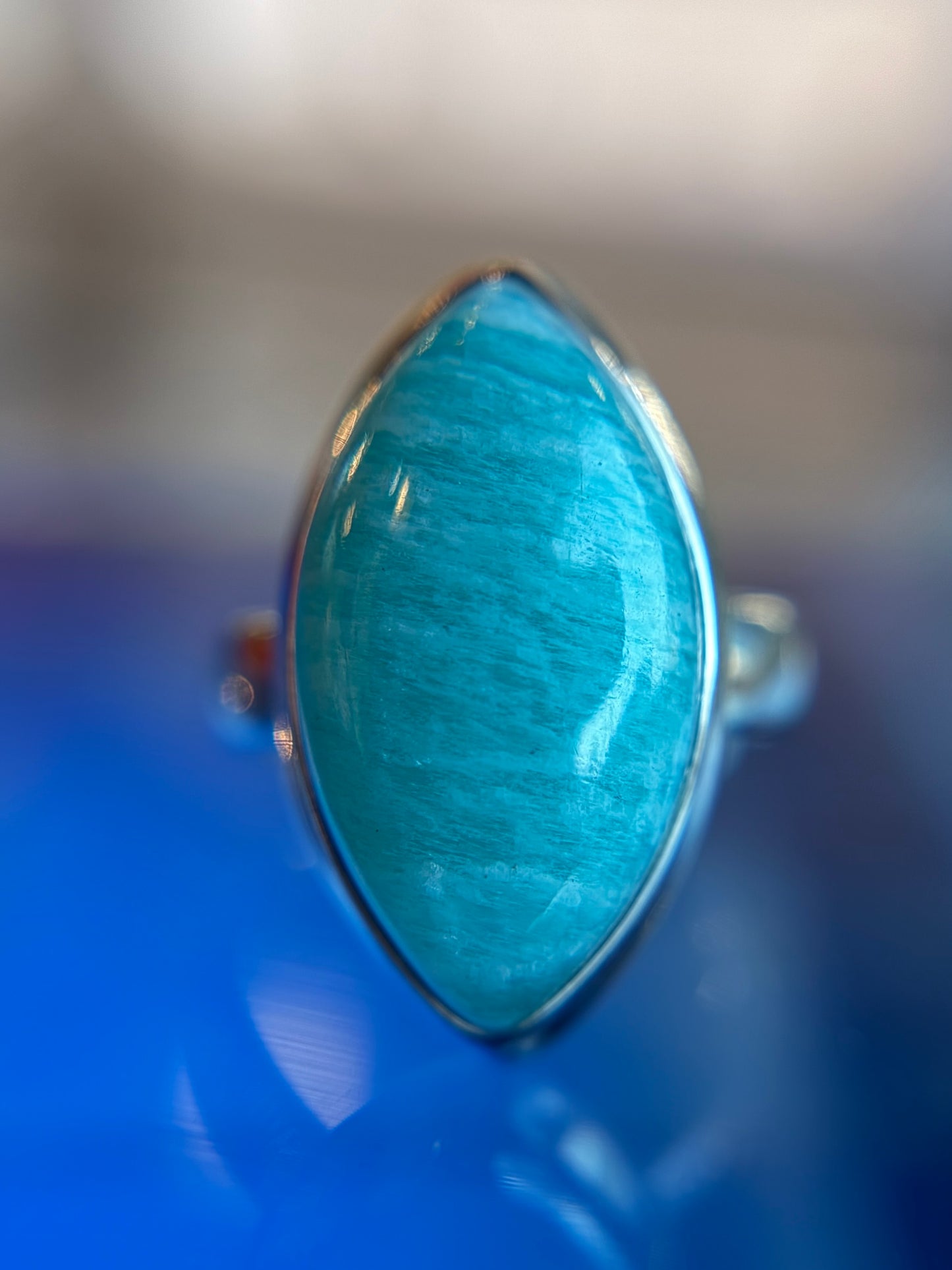 Amazonite Ring Sterling Silver