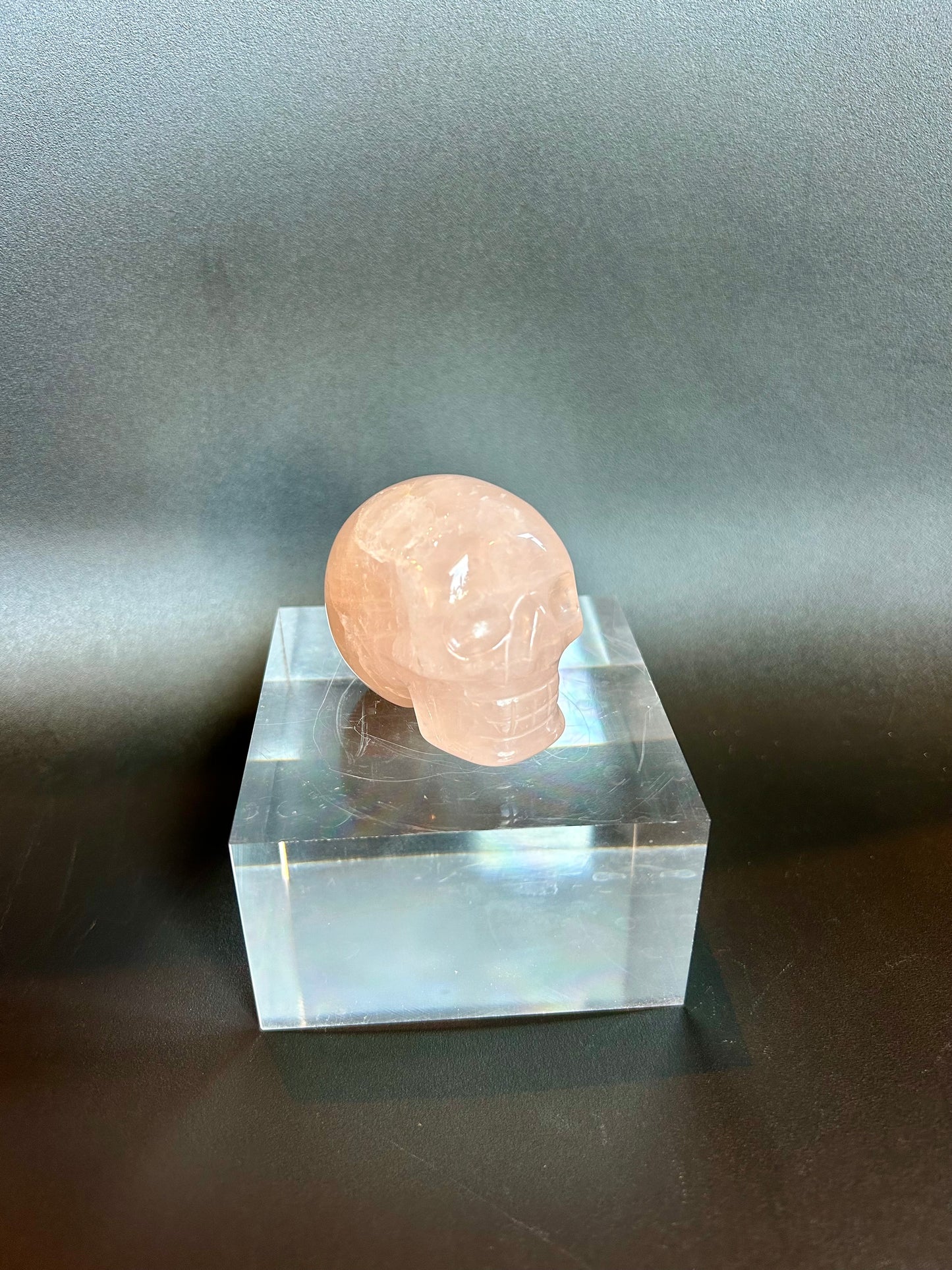 Rose Quartz Skull RQ2