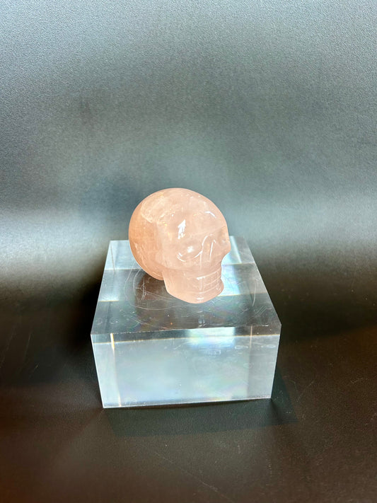 Rose Quartz Skull RQ2