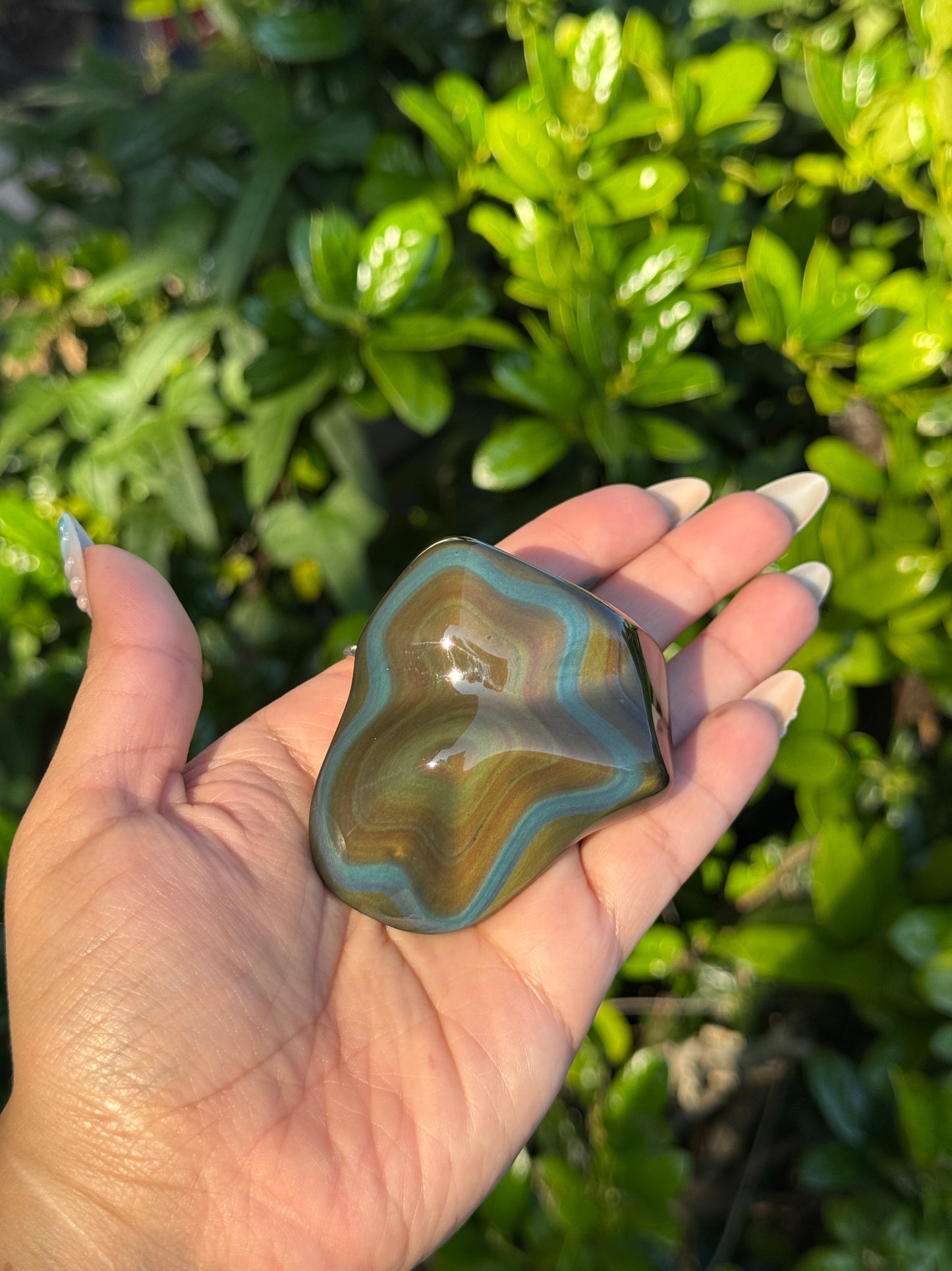 High Grade Polished Rainbow Obsidian from Mexico RO-1