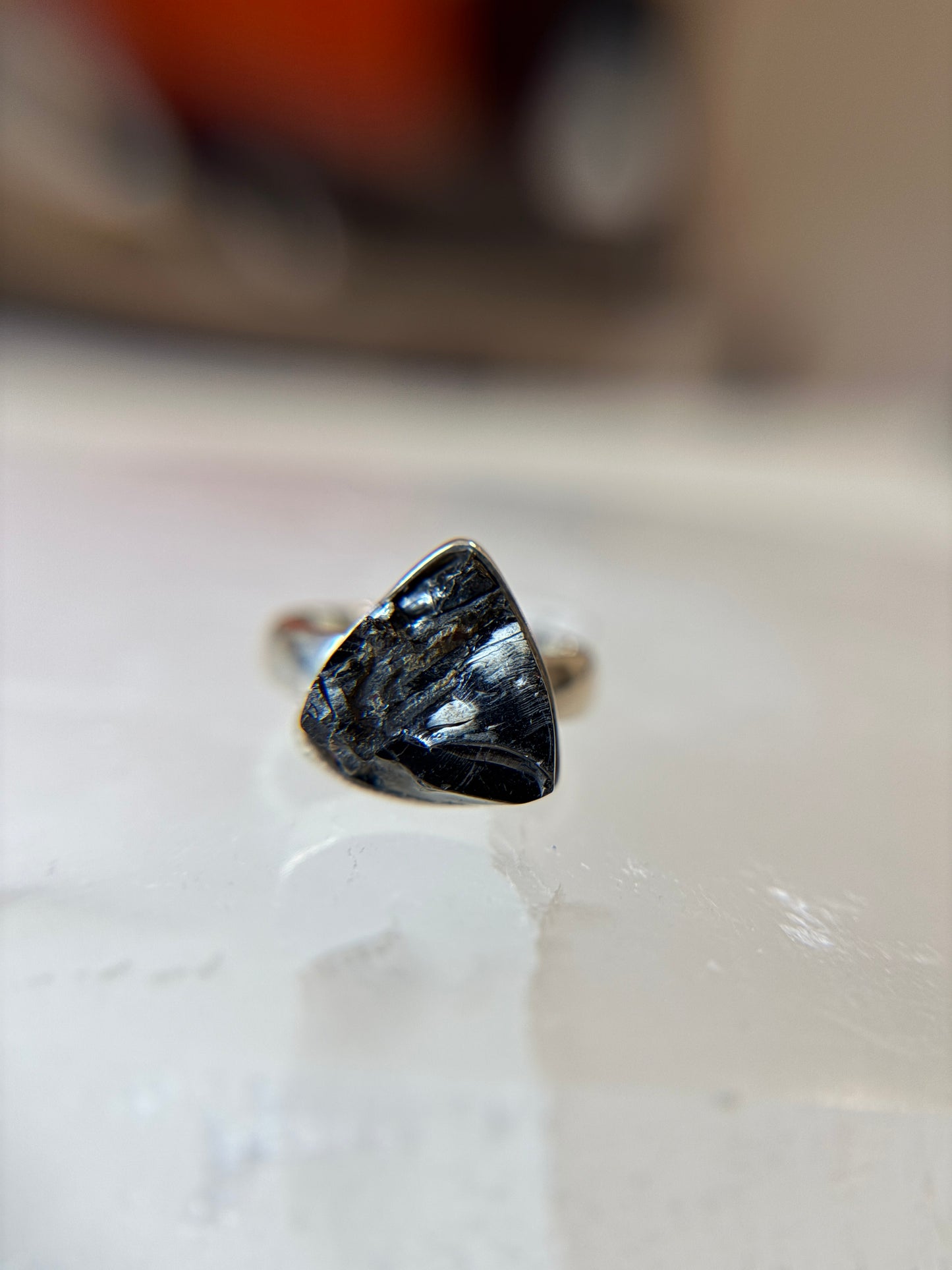 Shungite from Russia Ring Size 5