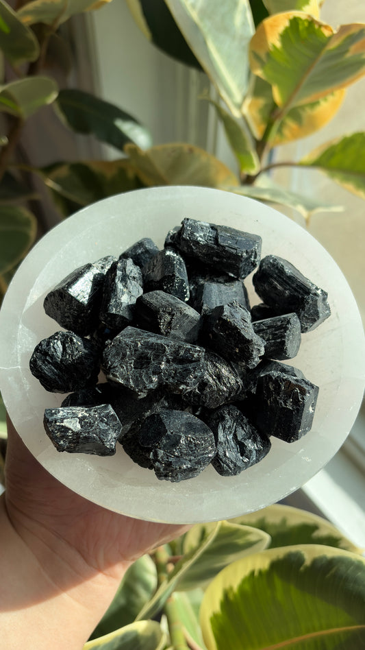High Grade Brazilian Raw Black Tourmaline