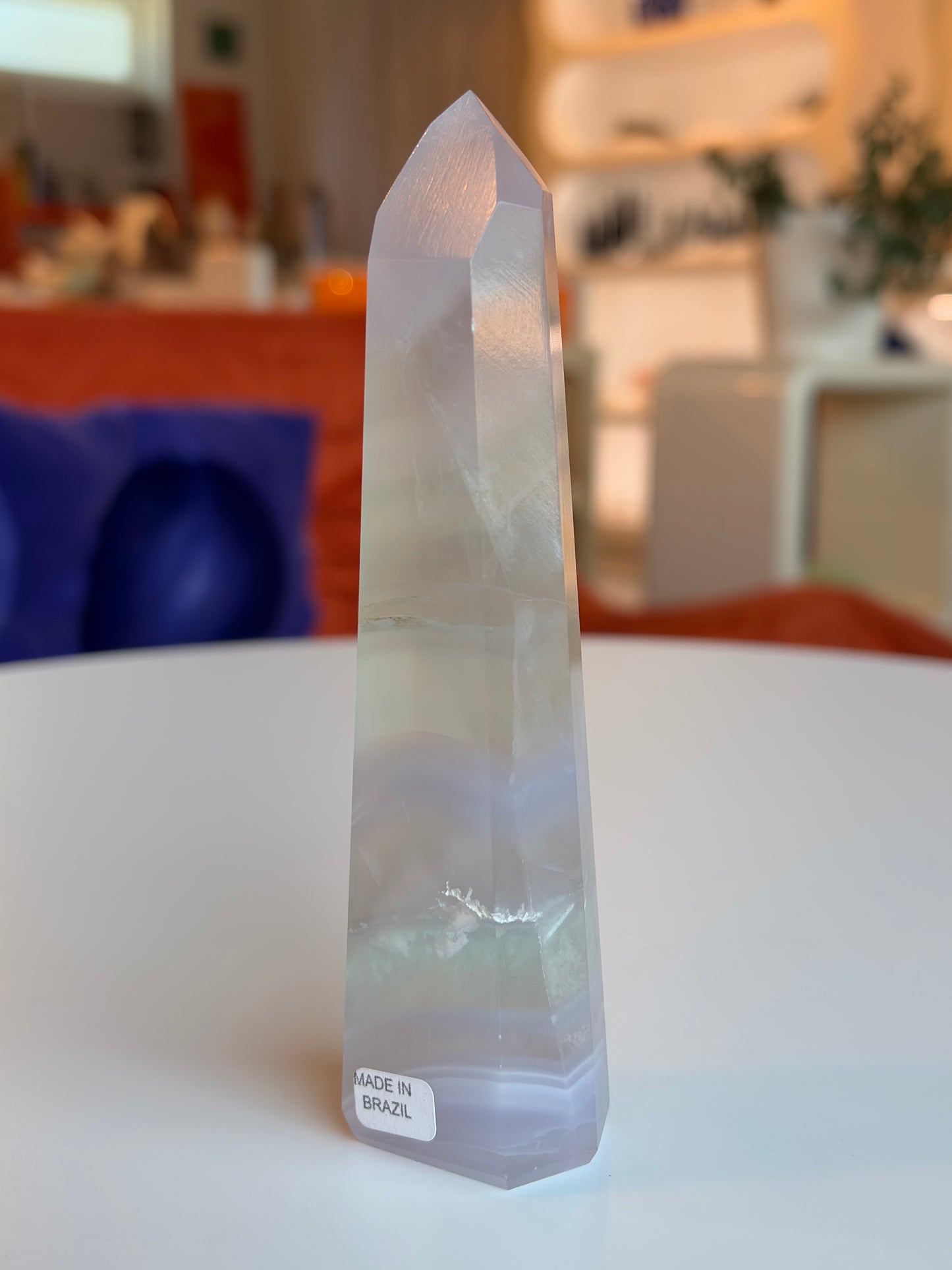 Lavender Rainbow Fluorite Tower LF08