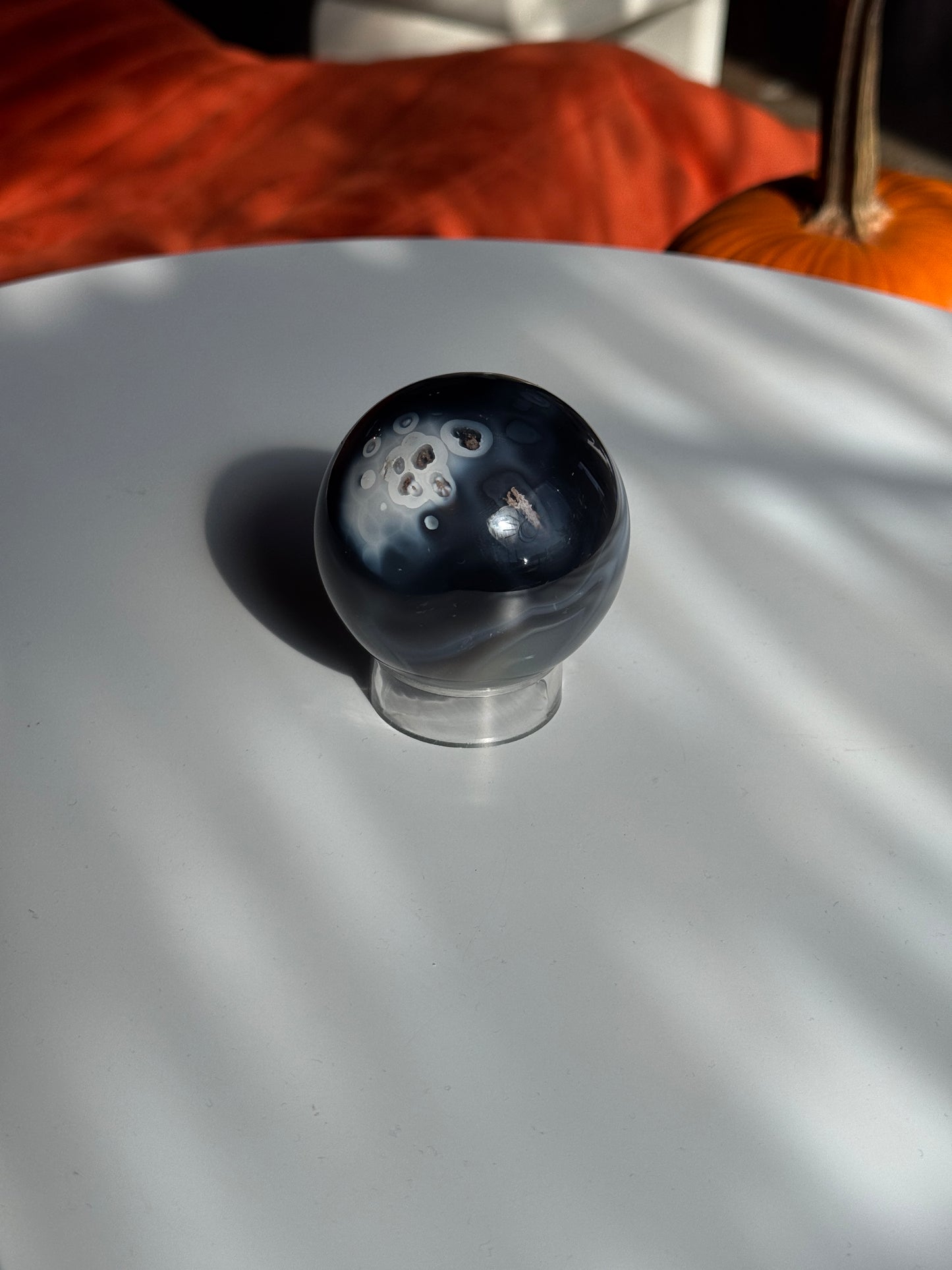 Orca Agate Sphere