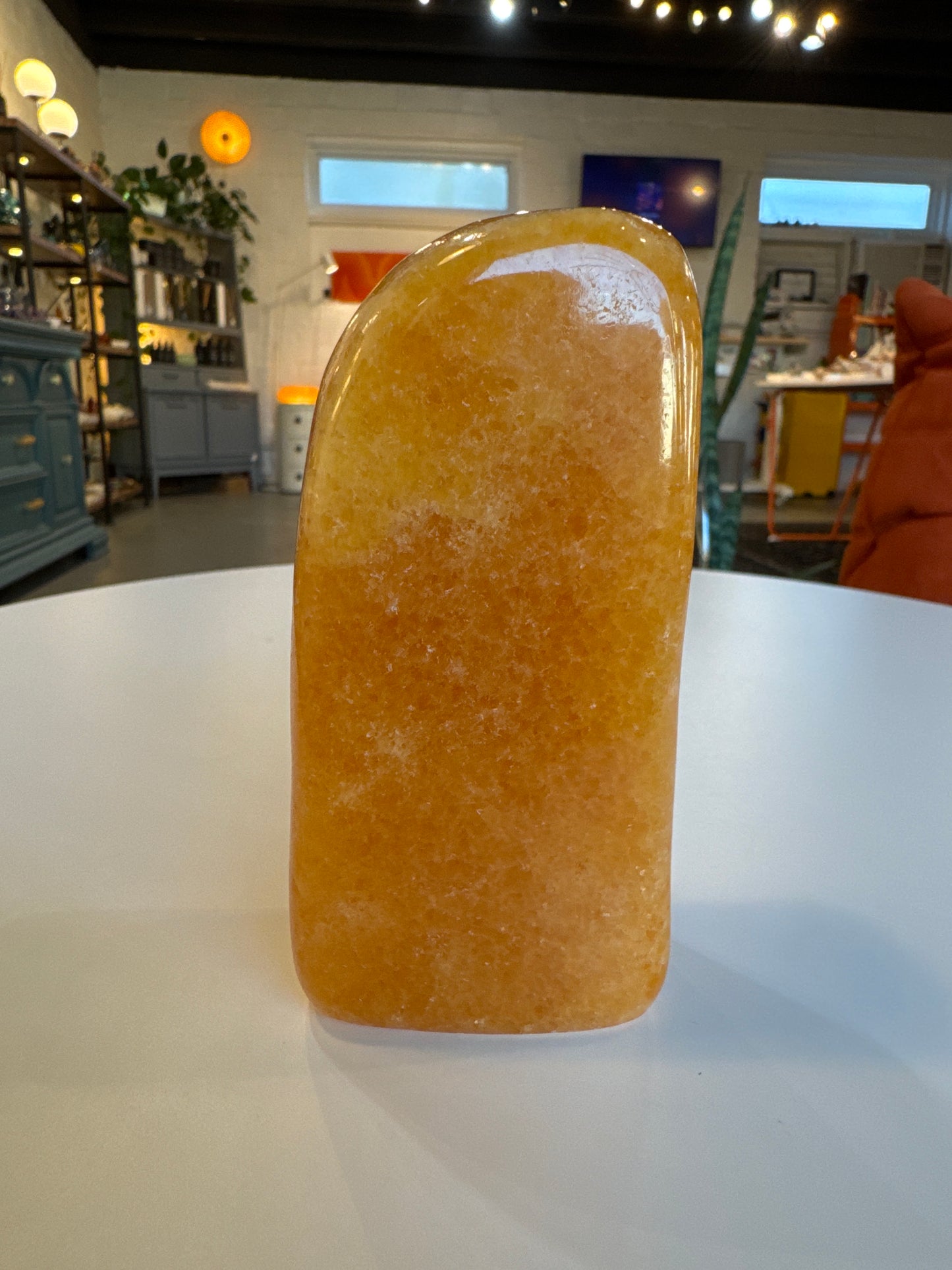 Orange Calcite Freeform #9