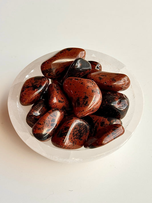 High Grade Mahogany Obsidian Tumbled