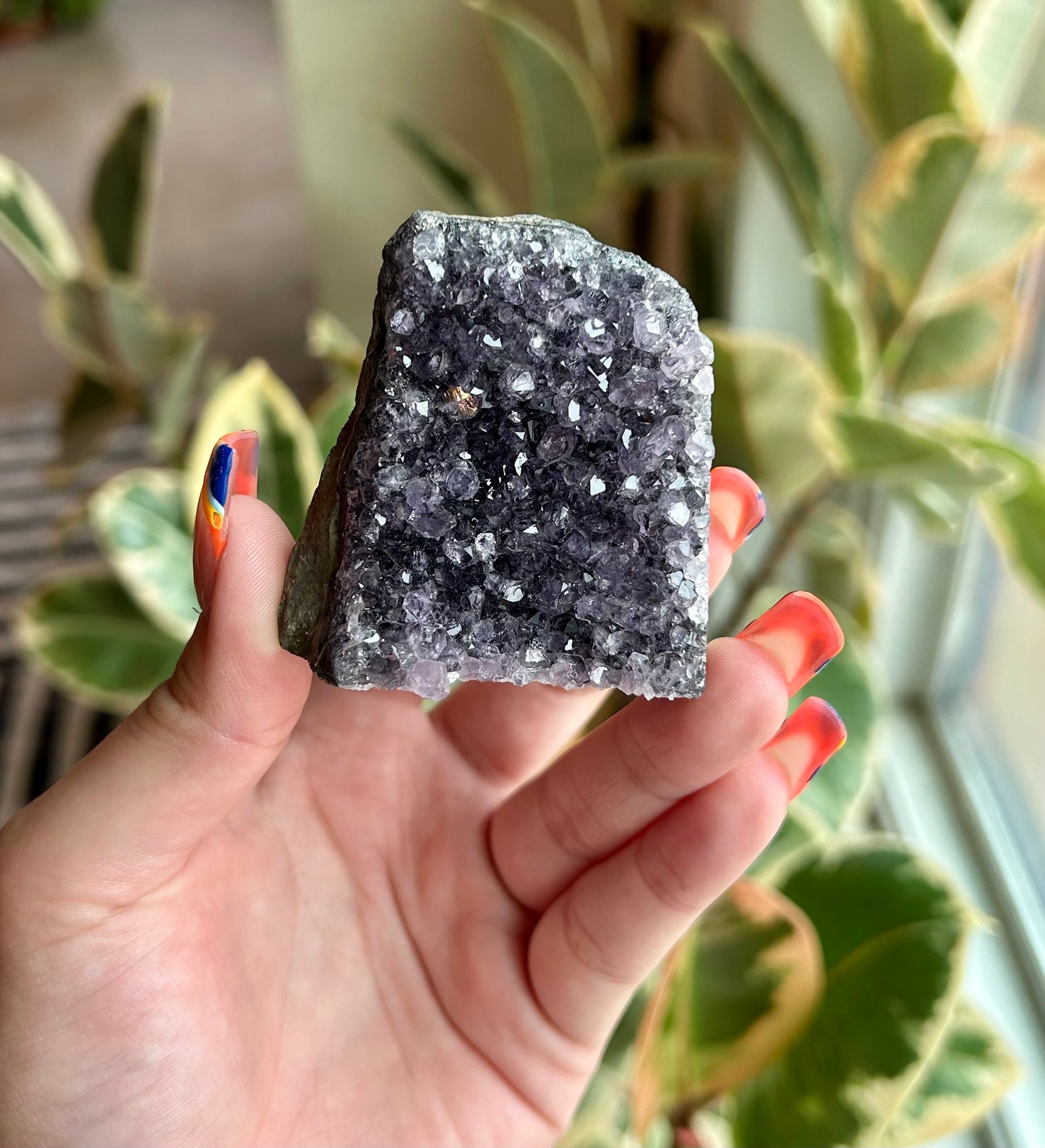 Amethyst Cut Base Geode