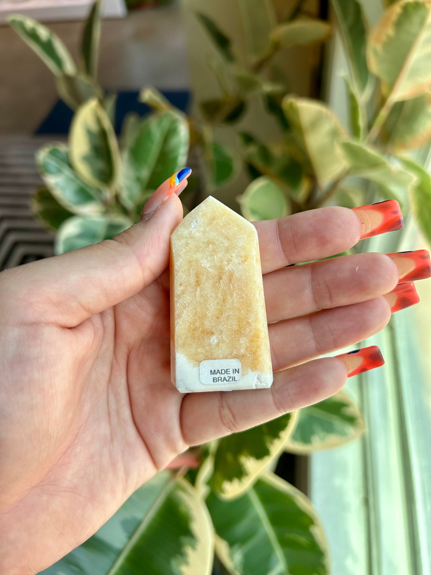 Orange Calcite Tower -OCT1