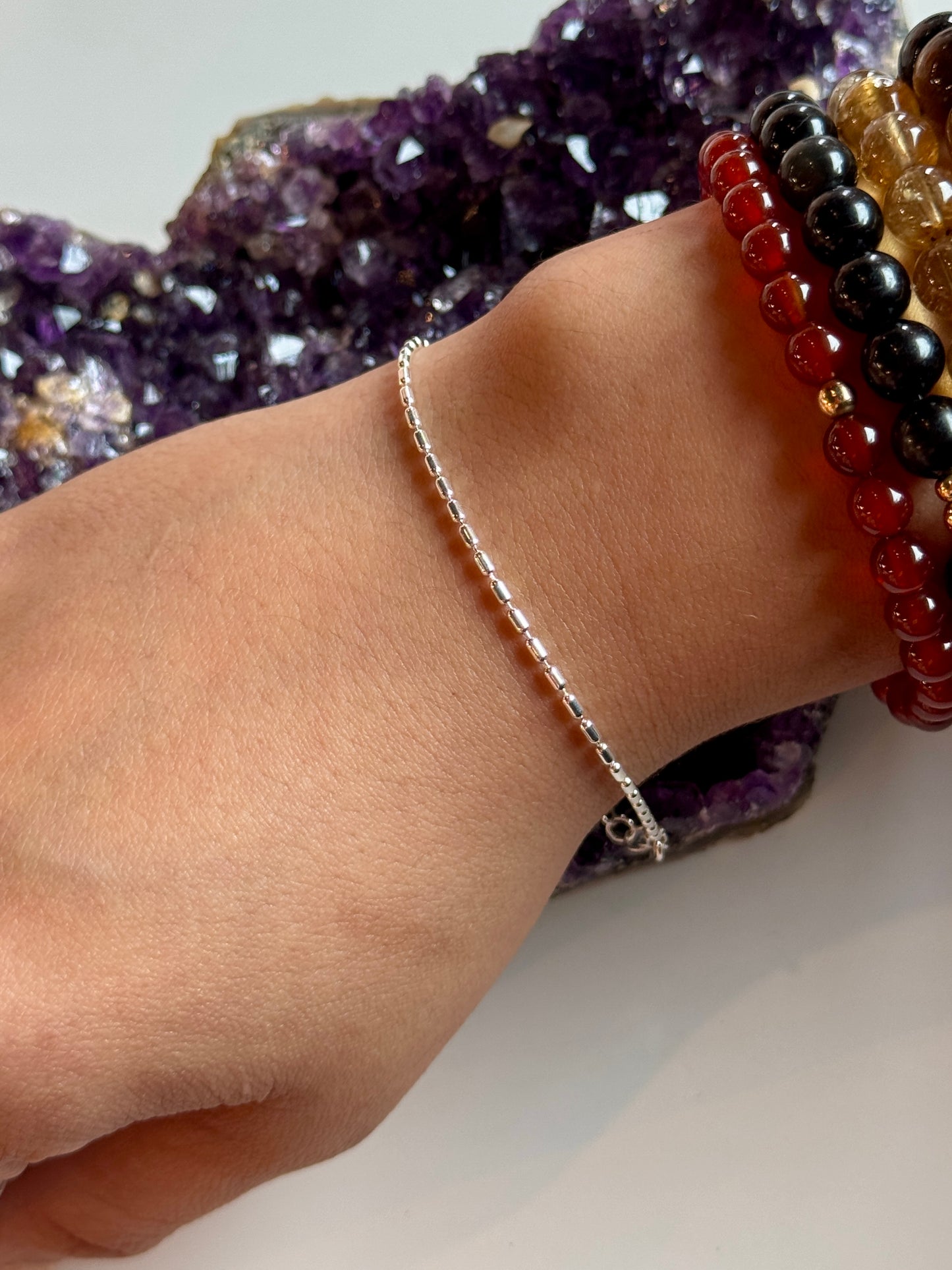 8” Sterling Silver Bracelet