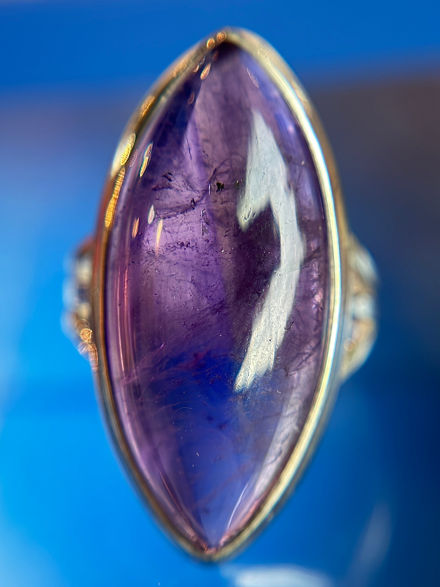 Amethyst Ring Size 7 Sterling Silver