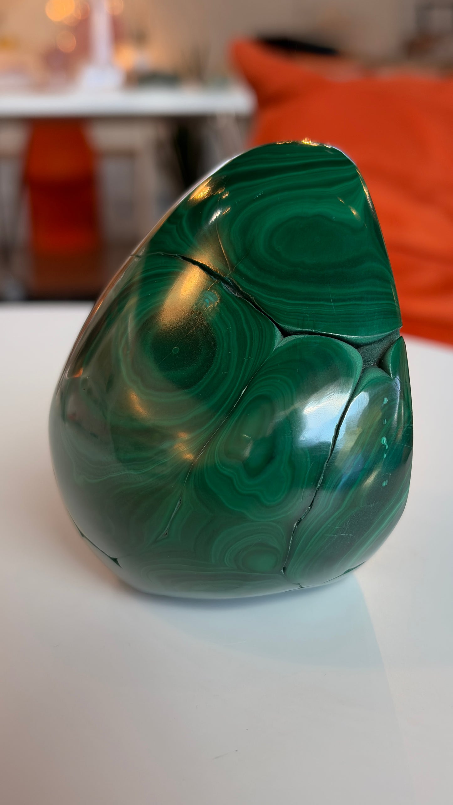 High Grade Polished Malachite Freeform