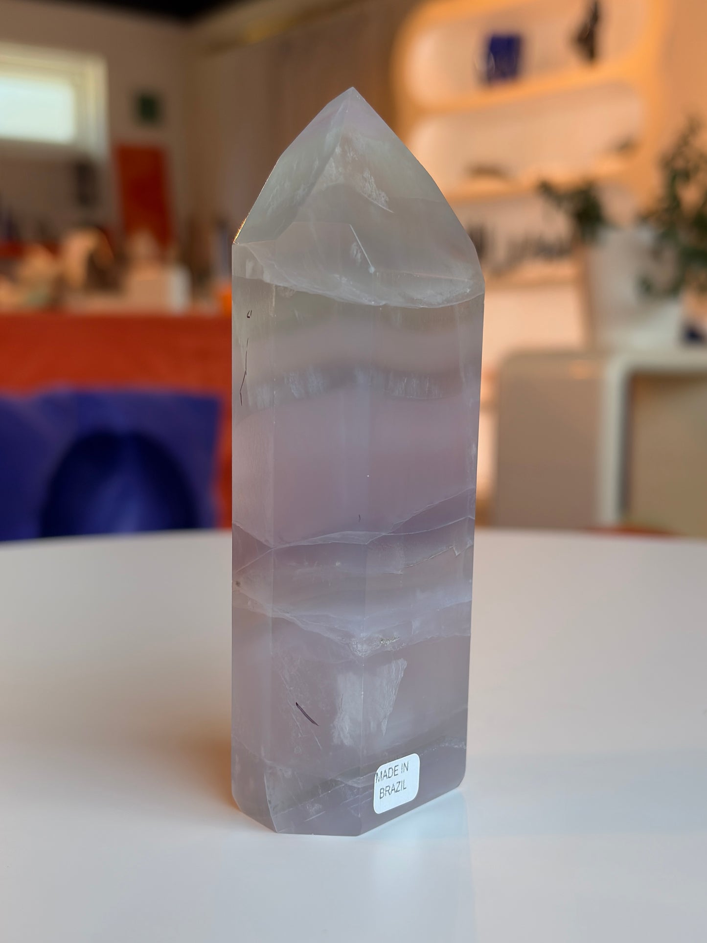 Lavender Rainbow Fluorite Tower LF09