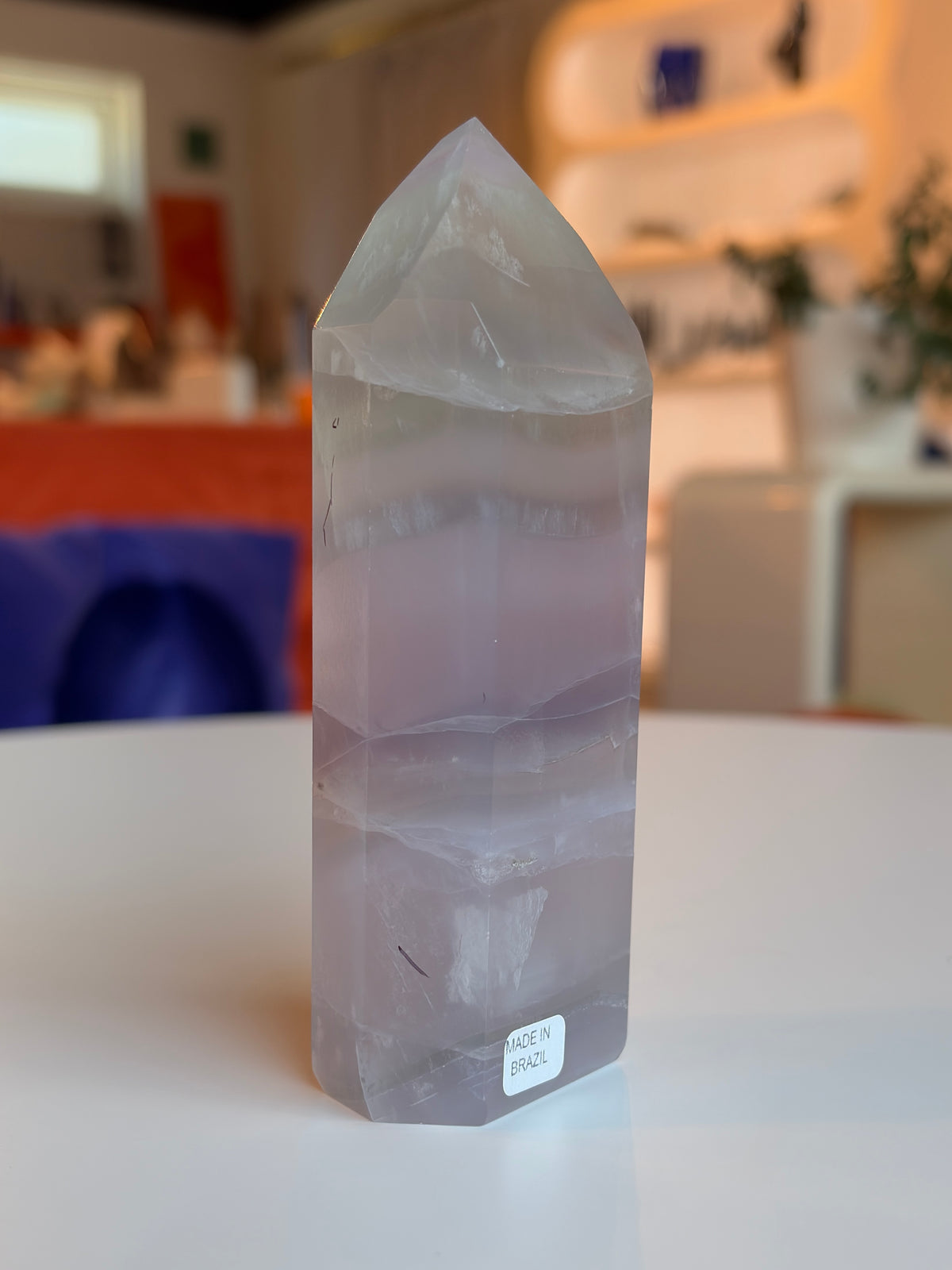 Lavender Rainbow Fluorite Tower LF09