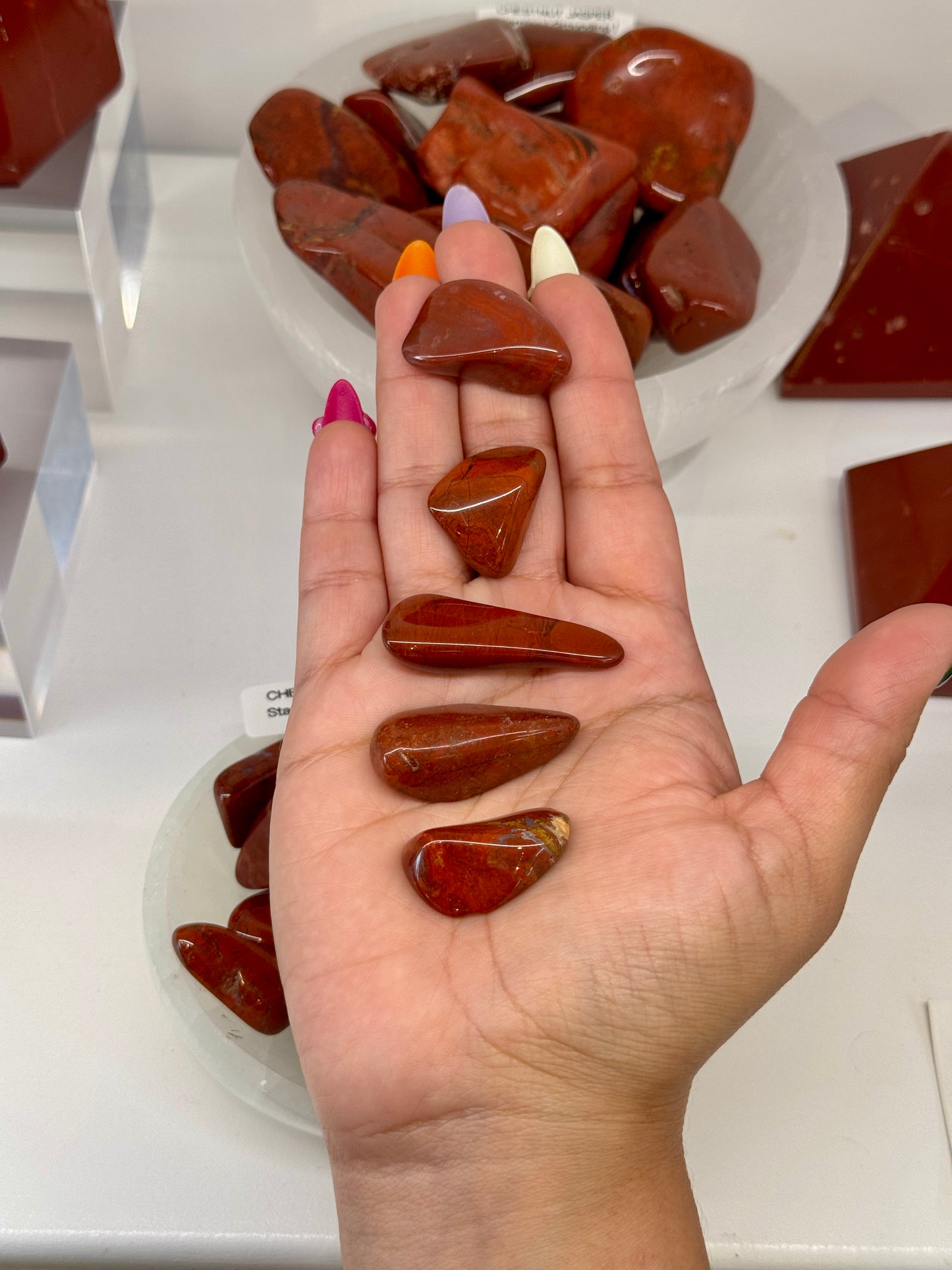 Chestnut Jasper Small Tumbled