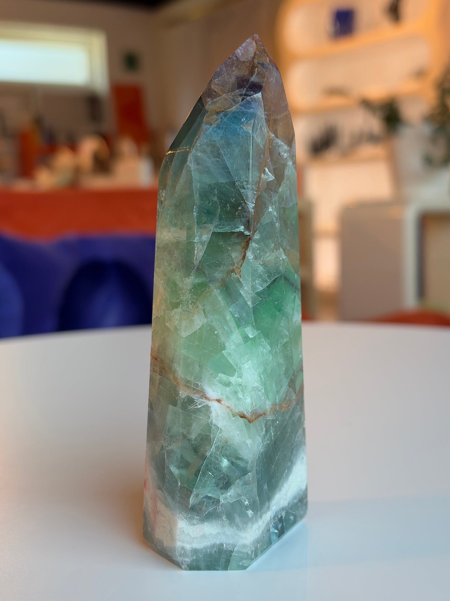 Rainbow Fluorite Tower RF-4