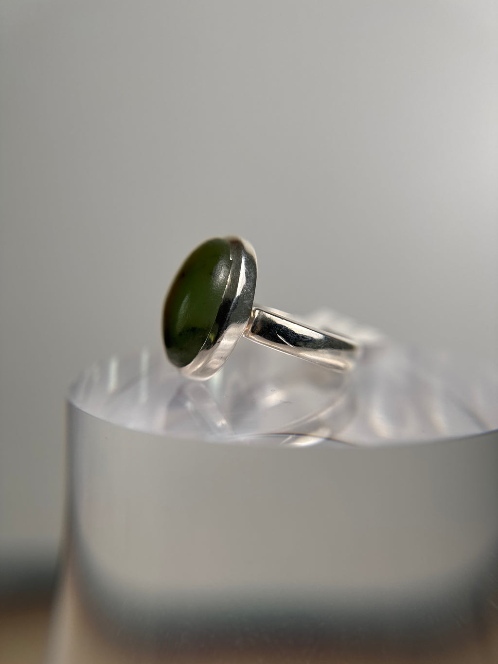 Nephrite Jade Ring Size 6