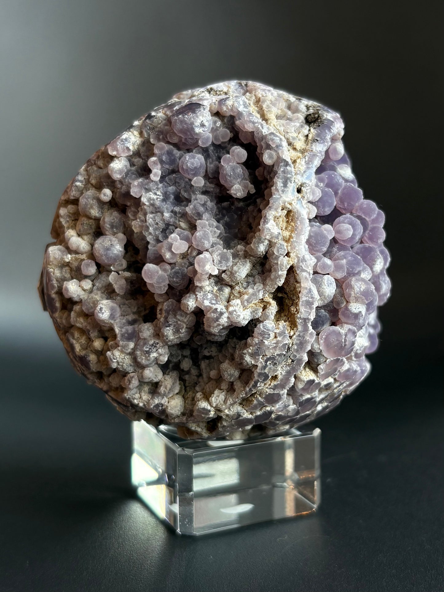Indonesian Natural Grape Agate Sphere