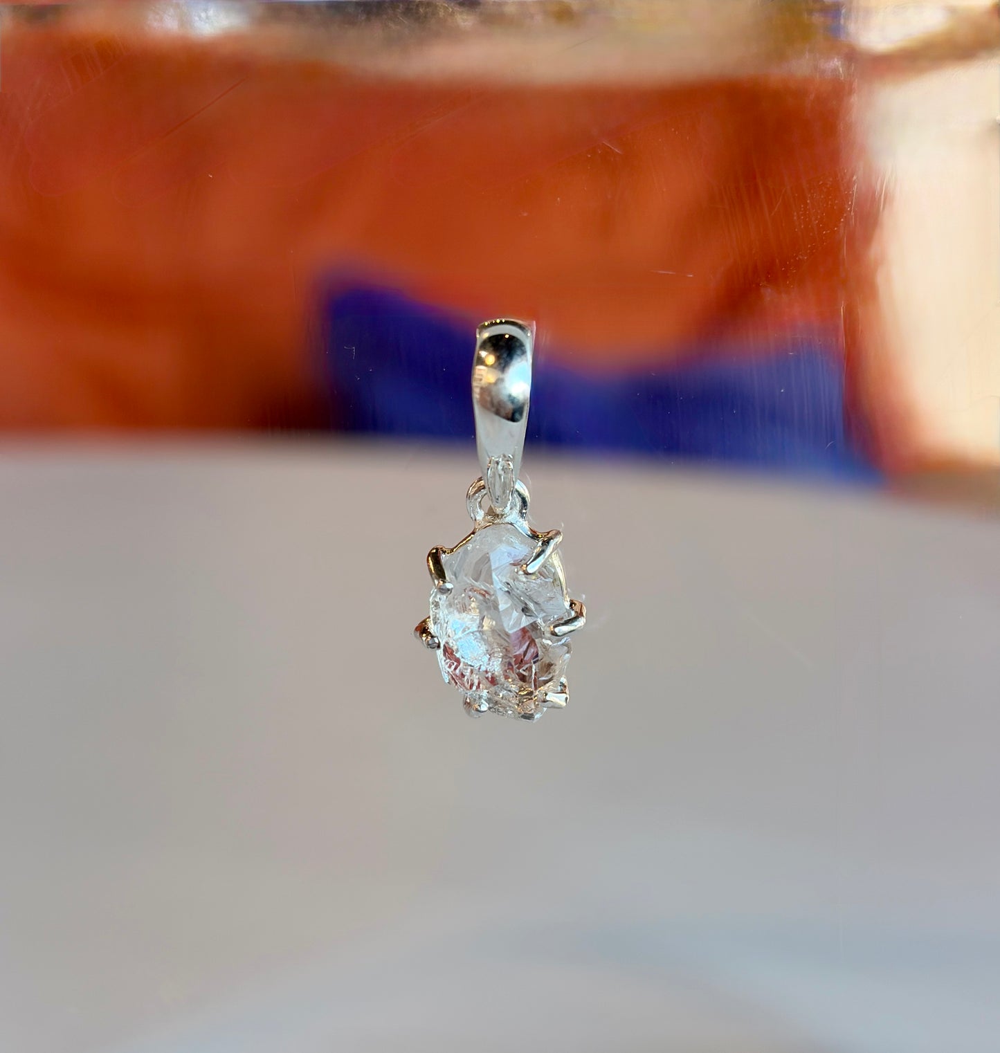 Herkimer Diamond Necklace Pendant