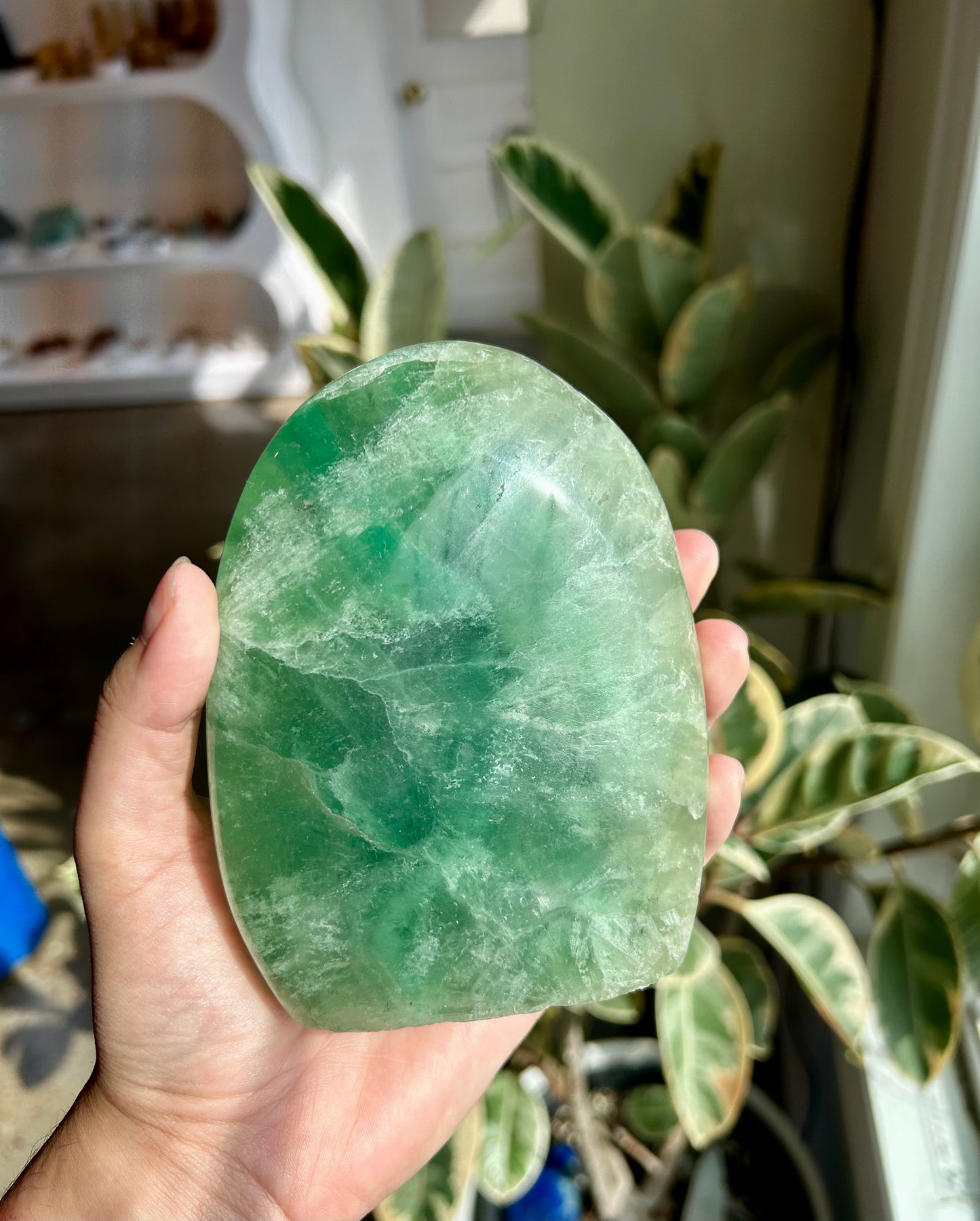 Large Rainbow Freeform Fluorite