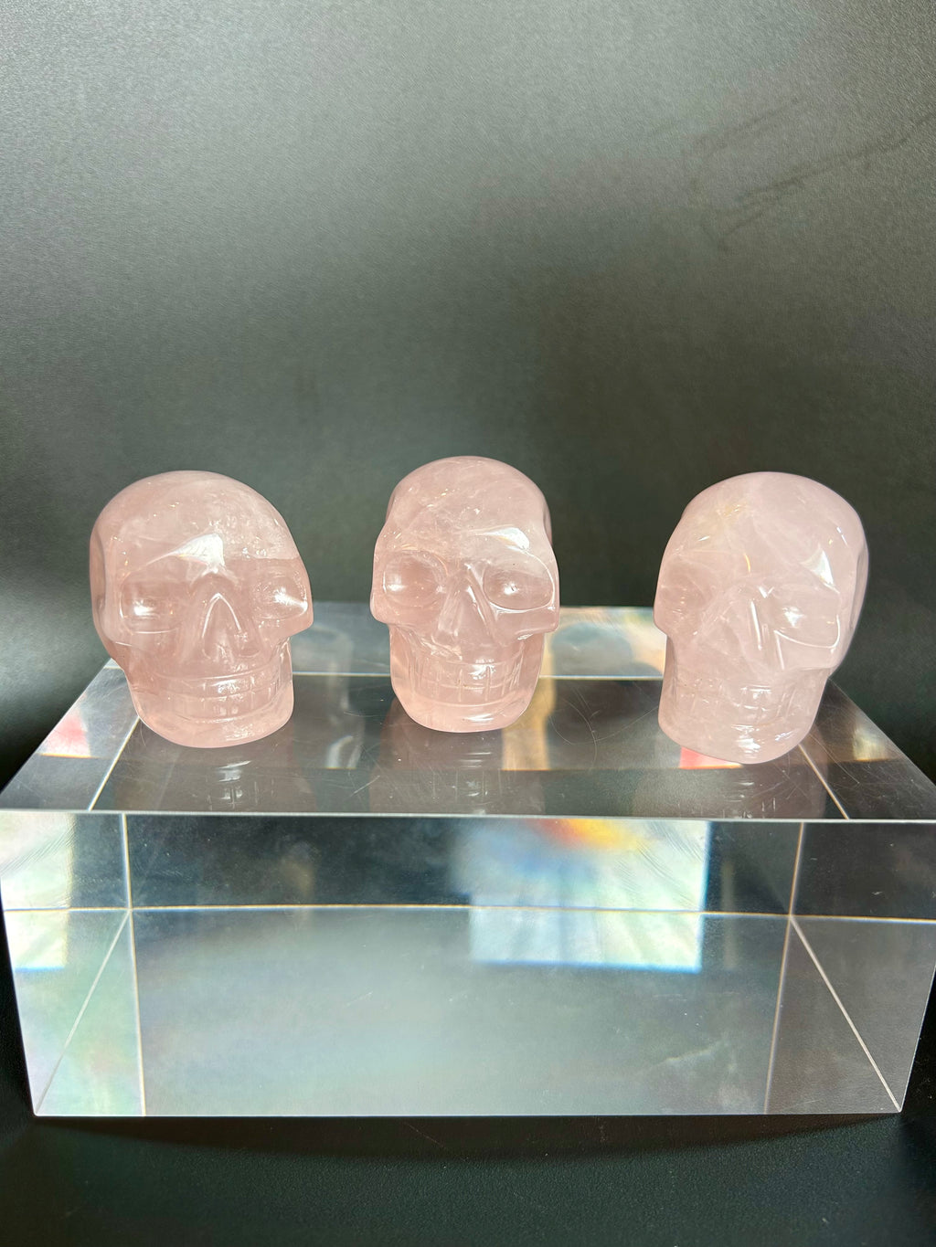 Rose Quartz Skull RQ1